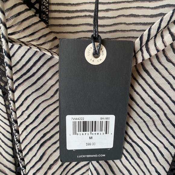 NOT FOR SALE Lucky Brand Blouse Size Medium NWT - Picture 7 of 8